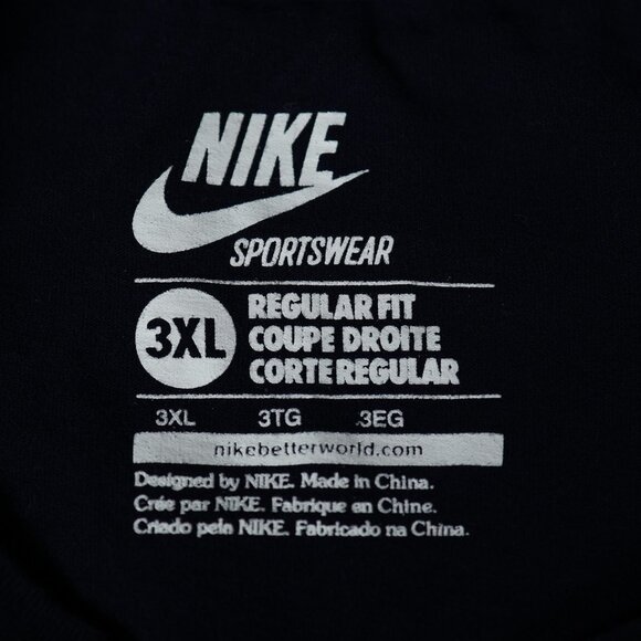 Nike Shirt Mens 3XL Navy Blue LeBron Courage Strong Lion Graphic Basketball Tee - Picture 8 of 11